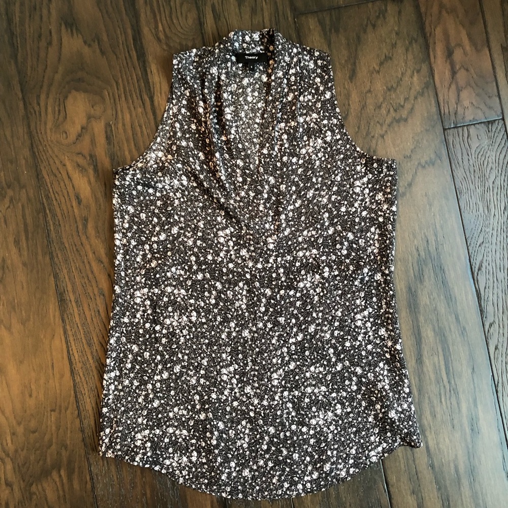 Theory Hylin silk top